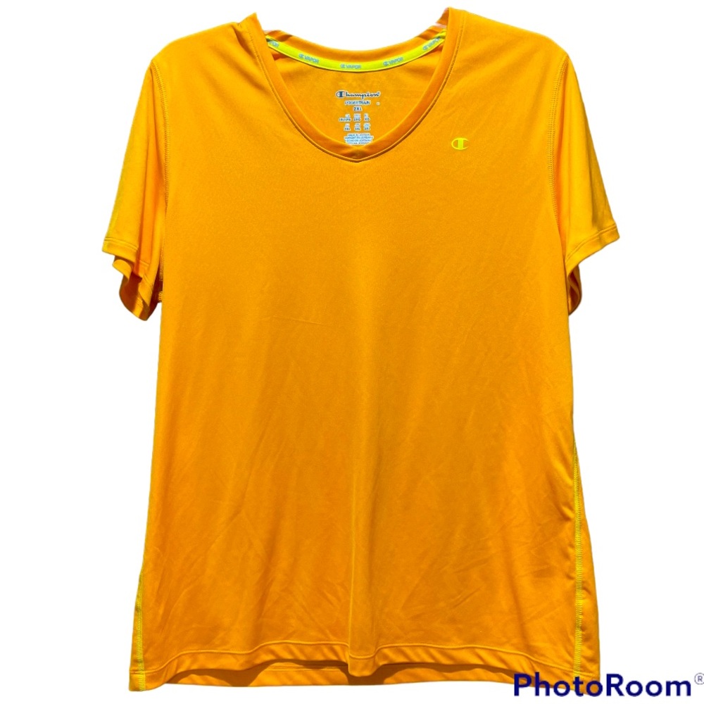Champion Powertrain Orange Short Sleeve Athletic Tee Women’s 2XL
